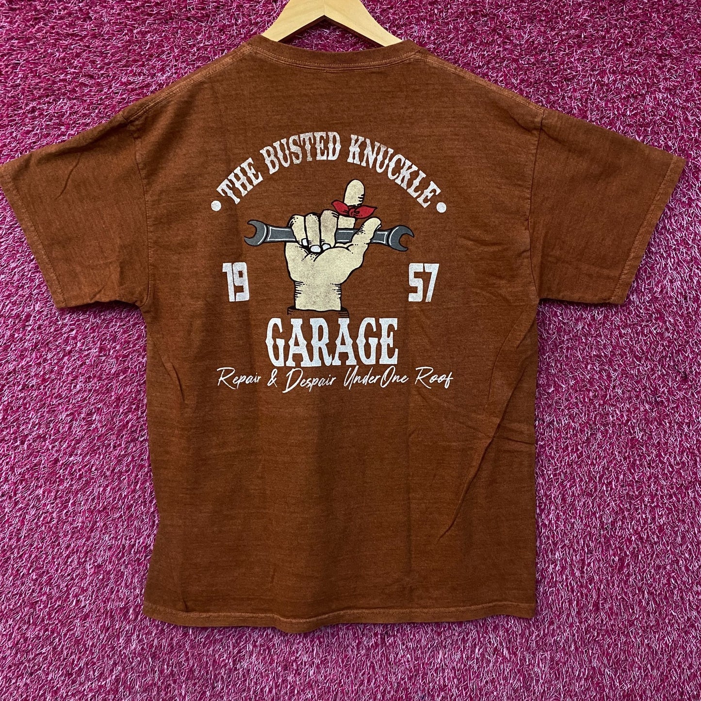 The Busted Knuckle Garage Graphic T-Shirt Small