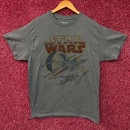 Junk Food X Star Wars X wing Blue Adult Tshirt size Medium