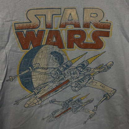 Junk Food X Star Wars X wing Blue Adult Tshirt size Medium