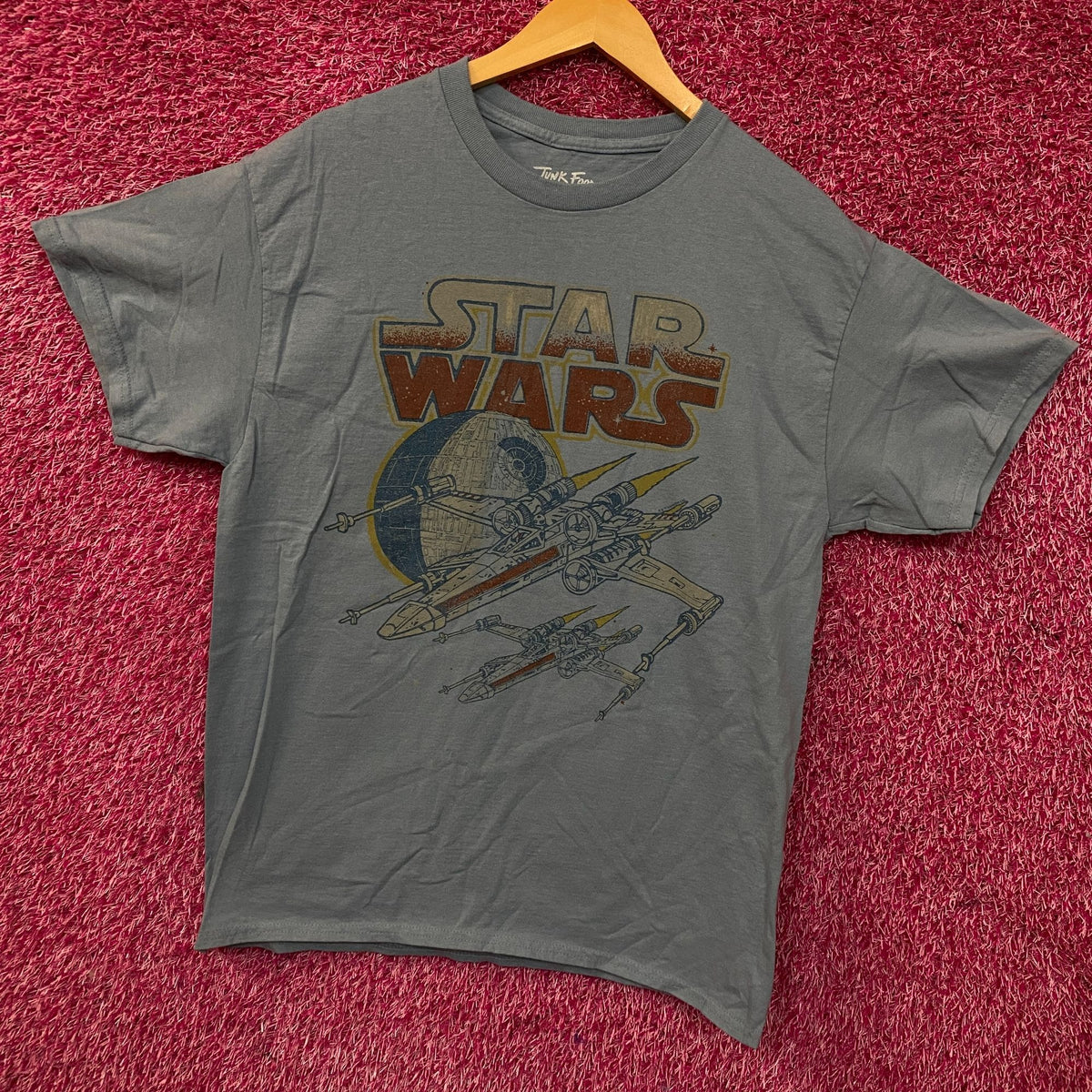 Junk Food X Star Wars X wing Blue Adult Tshirt size Medium