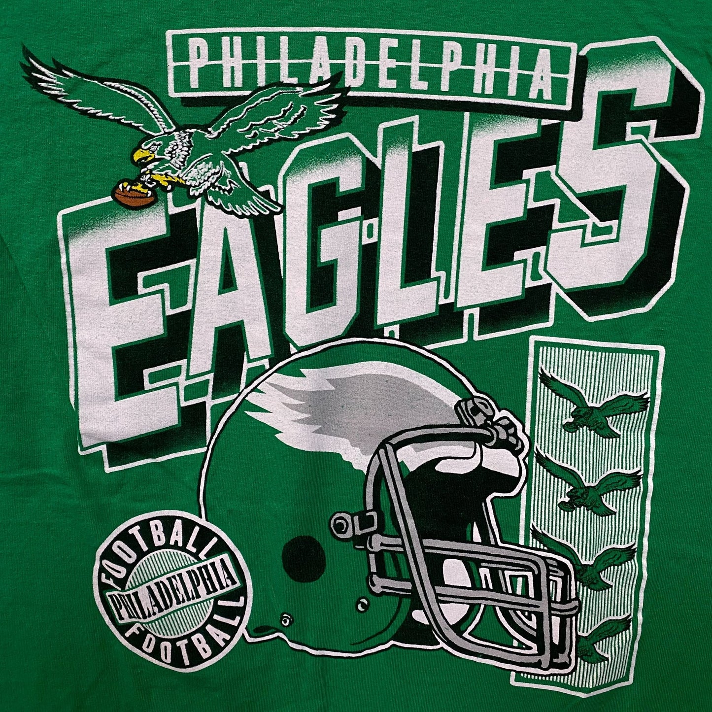 Junk Food Philadelphia Eagles Checkdown Flea Market Tee XS