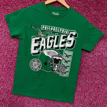 Junk Food Philadelphia Eagles Checkdown Flea Market Tee XS