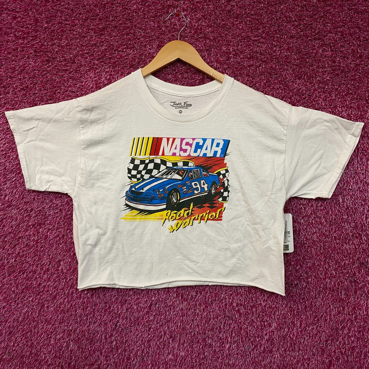 Junk Food Women's NASCAR Graphic Crop Top Medium