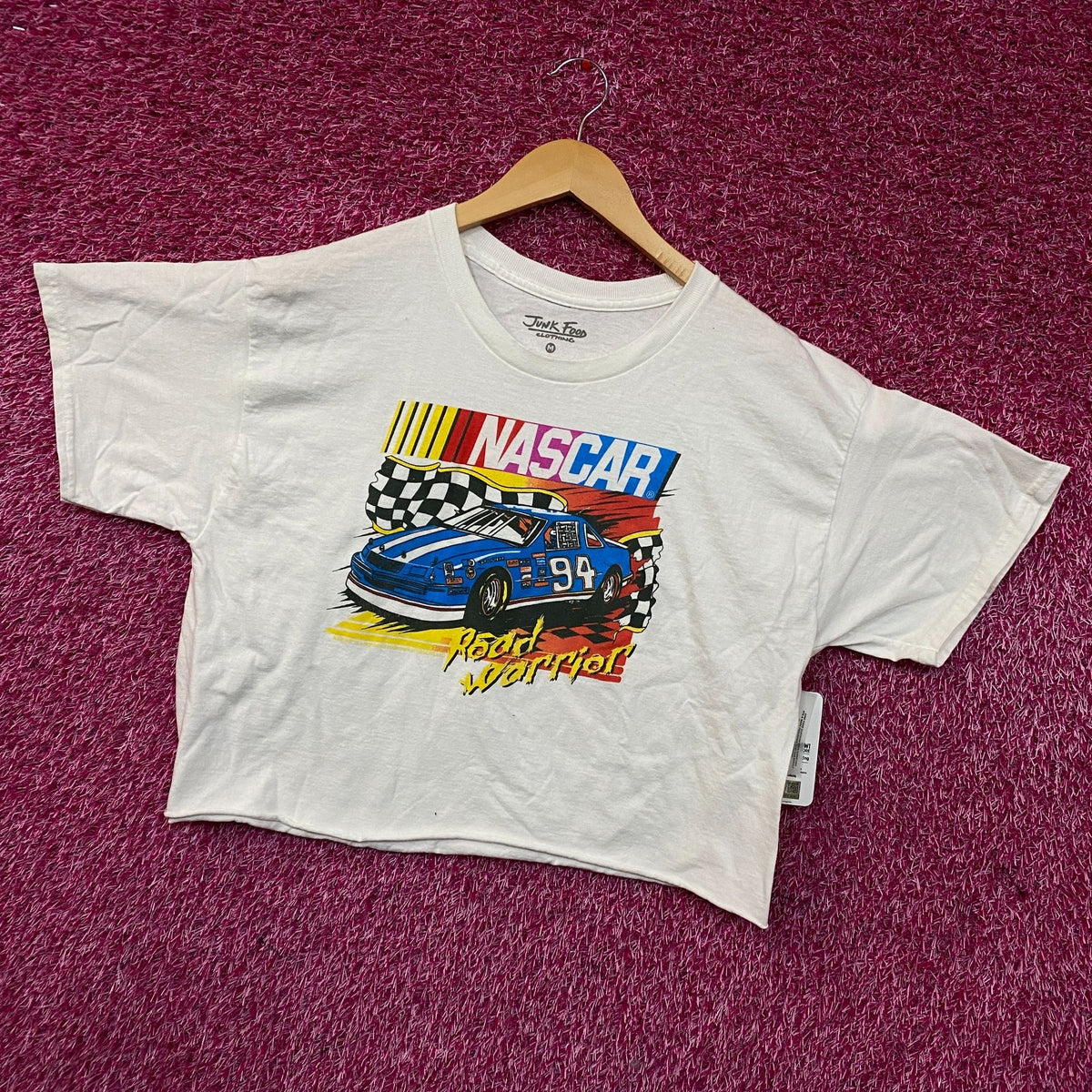 Junk Food Women's NASCAR Graphic Crop Top Medium