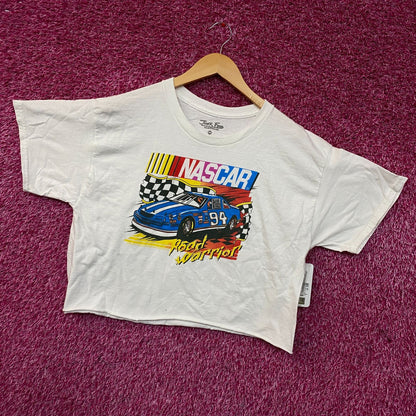 Junk Food Women's NASCAR Graphic Crop Top Medium