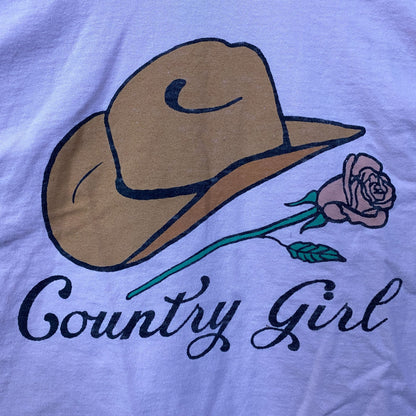 Junk Food Clothing Country Babe Cropped T-Shirt Medium
