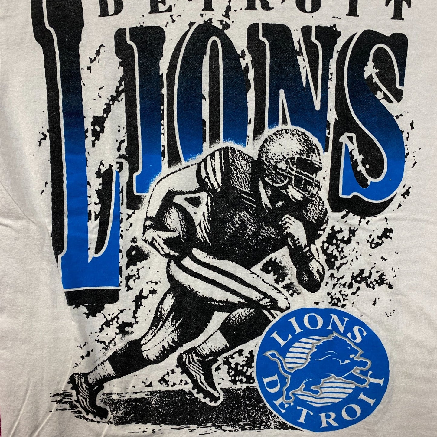 Junk Food Clothing NFL Detroit Lions Rushing Flea Market T-Shirt XS