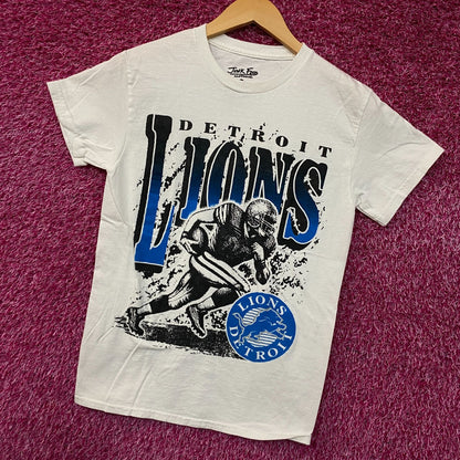 Junk Food Clothing NFL Detroit Lions Rushing Flea Market T-Shirt XS
