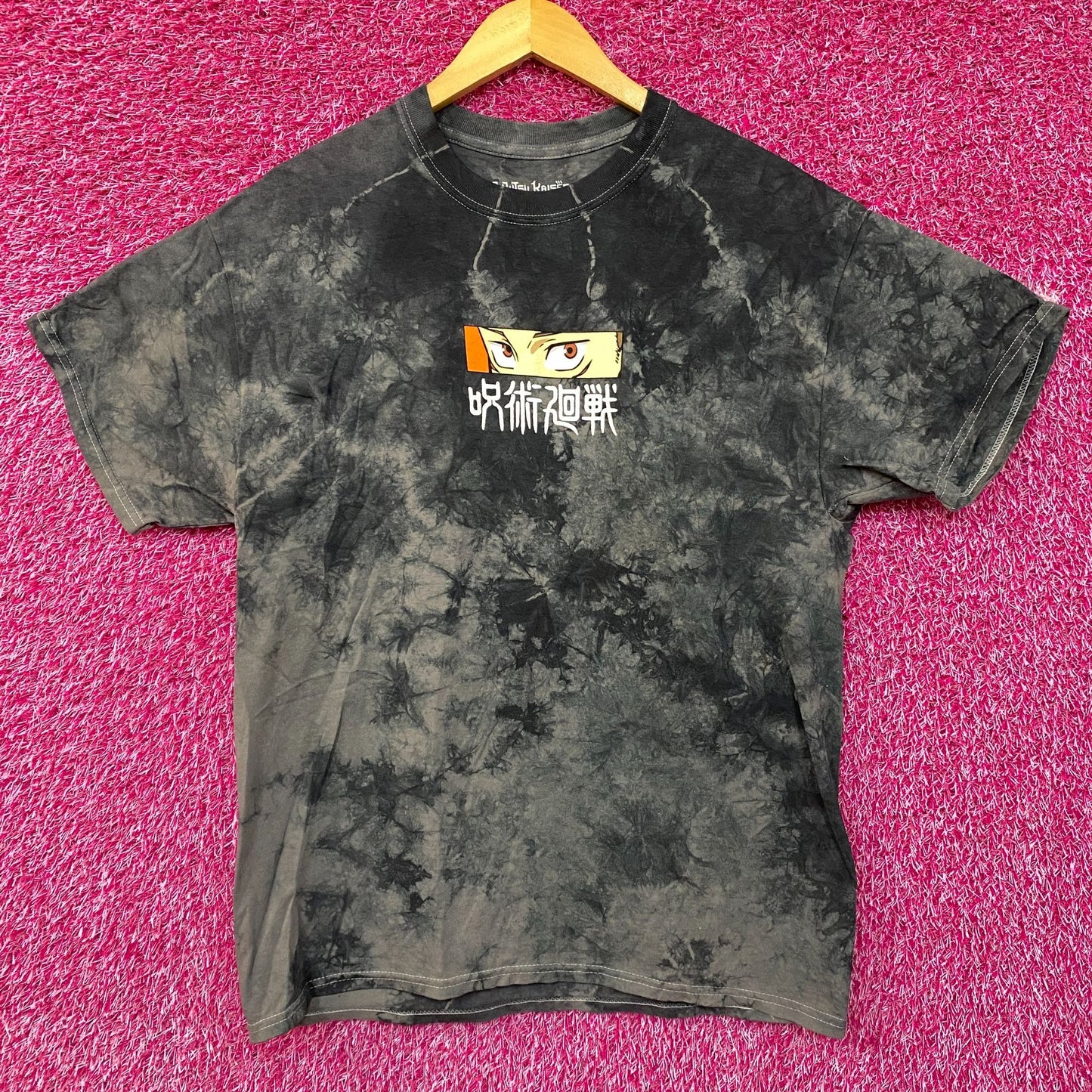 Jujutsu Kaisen Itadori Yuji Tie Dye Anime T-Shirt Large