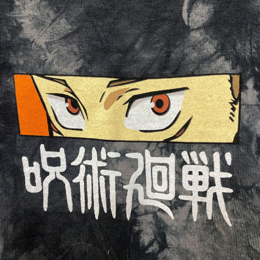 Jujutsu Kaisen Itadori Yuji Tie Dye Anime T-Shirt Large