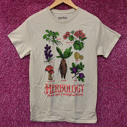 Harry Potter Hogwarts Herbology Graphic T-Shirt Small
