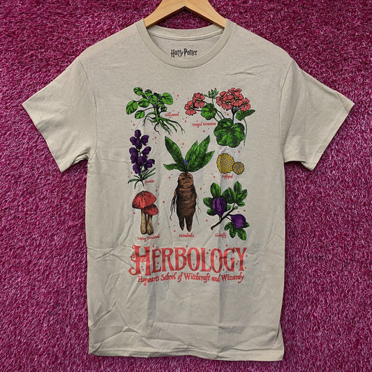 Harry Potter Hogwarts Herbology Graphic T-Shirt Small