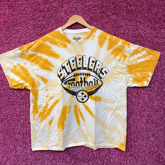 Junk Food Pittsburgh Steelers Football Tie Dye T-Shirt XL