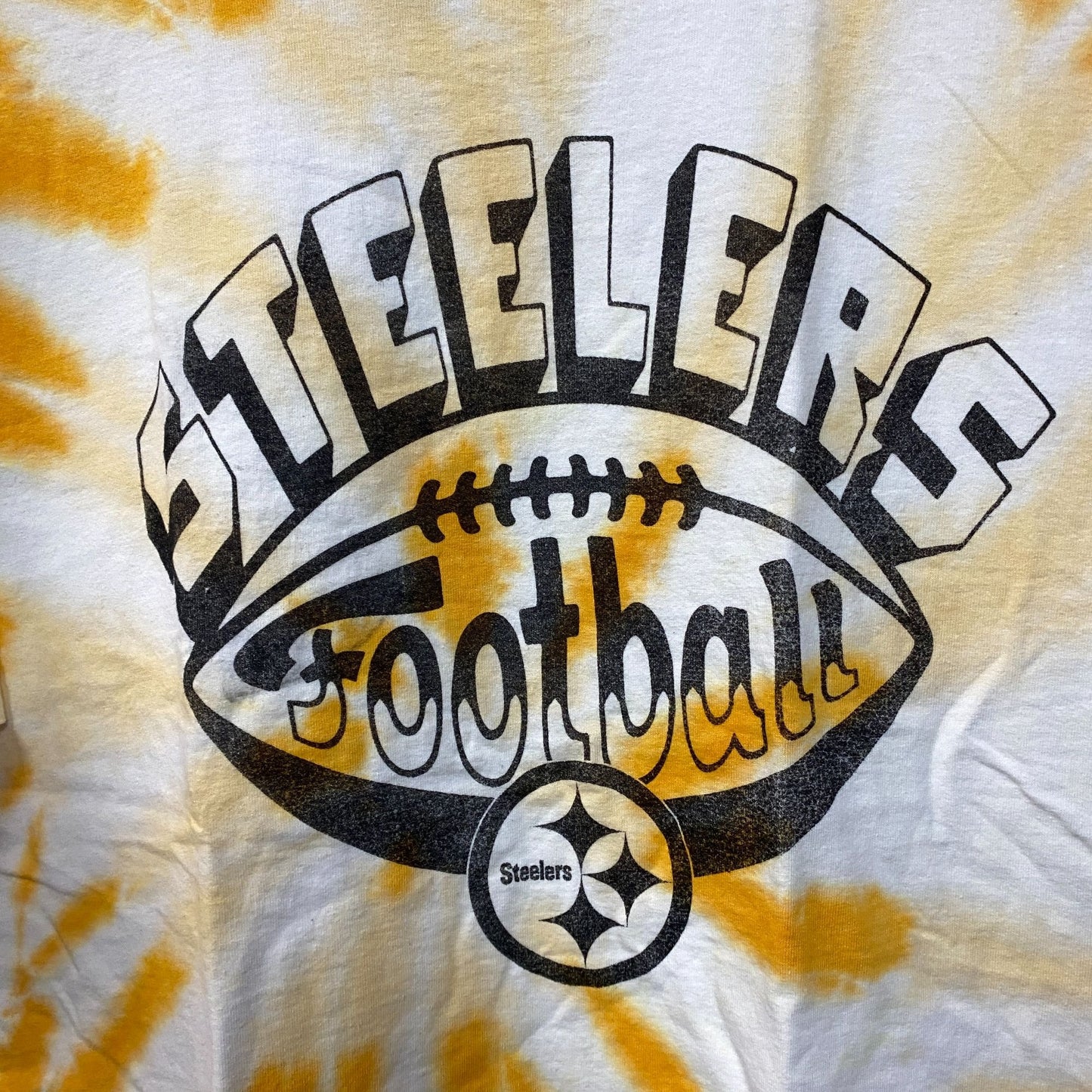 Junk Food Pittsburgh Steelers Football Tie Dye T-Shirt XL