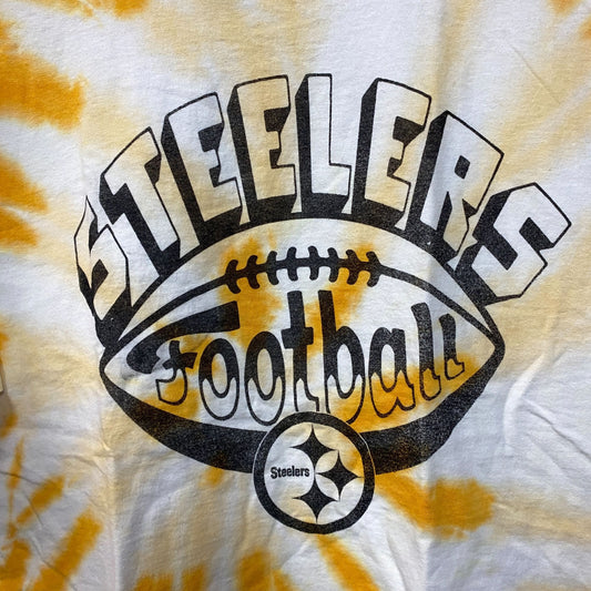 Junk Food Pittsburgh Steelers Football Tie Dye T-Shirt XL
