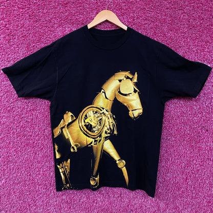 Beyoncé Cowboy Carter "Gold Chardonneigh" Graphic T-Shirt Large