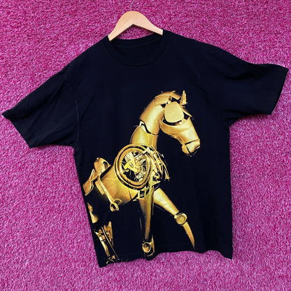 Beyoncé Cowboy Carter "Gold Chardonneigh" Graphic T-Shirt Large