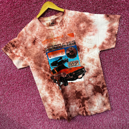 Ford Mustang Classic American Muscle Car Promo Tie Dye L