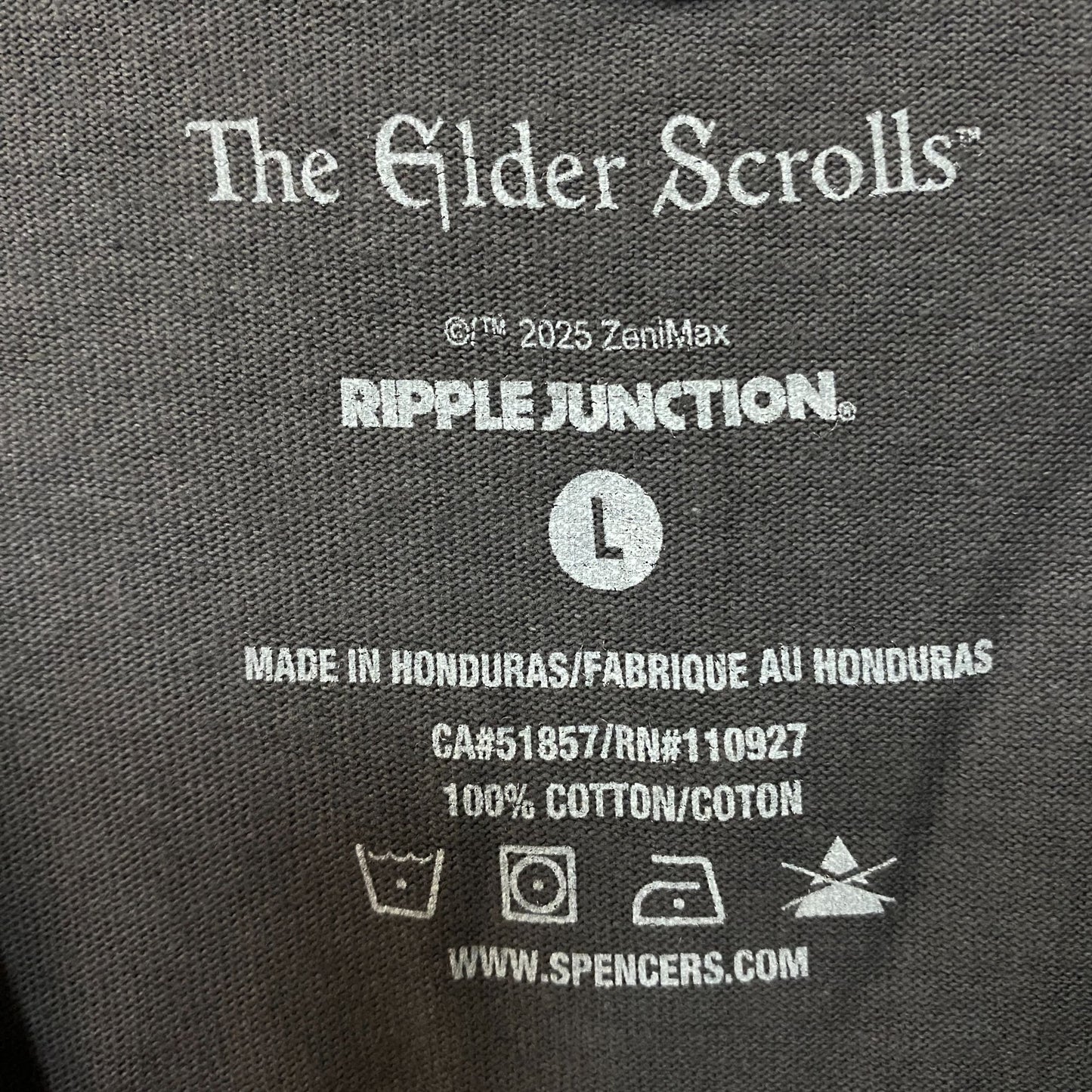 Ripple Junction The Elder Scrolls V: Skyrim Graphic T-Shirt Large