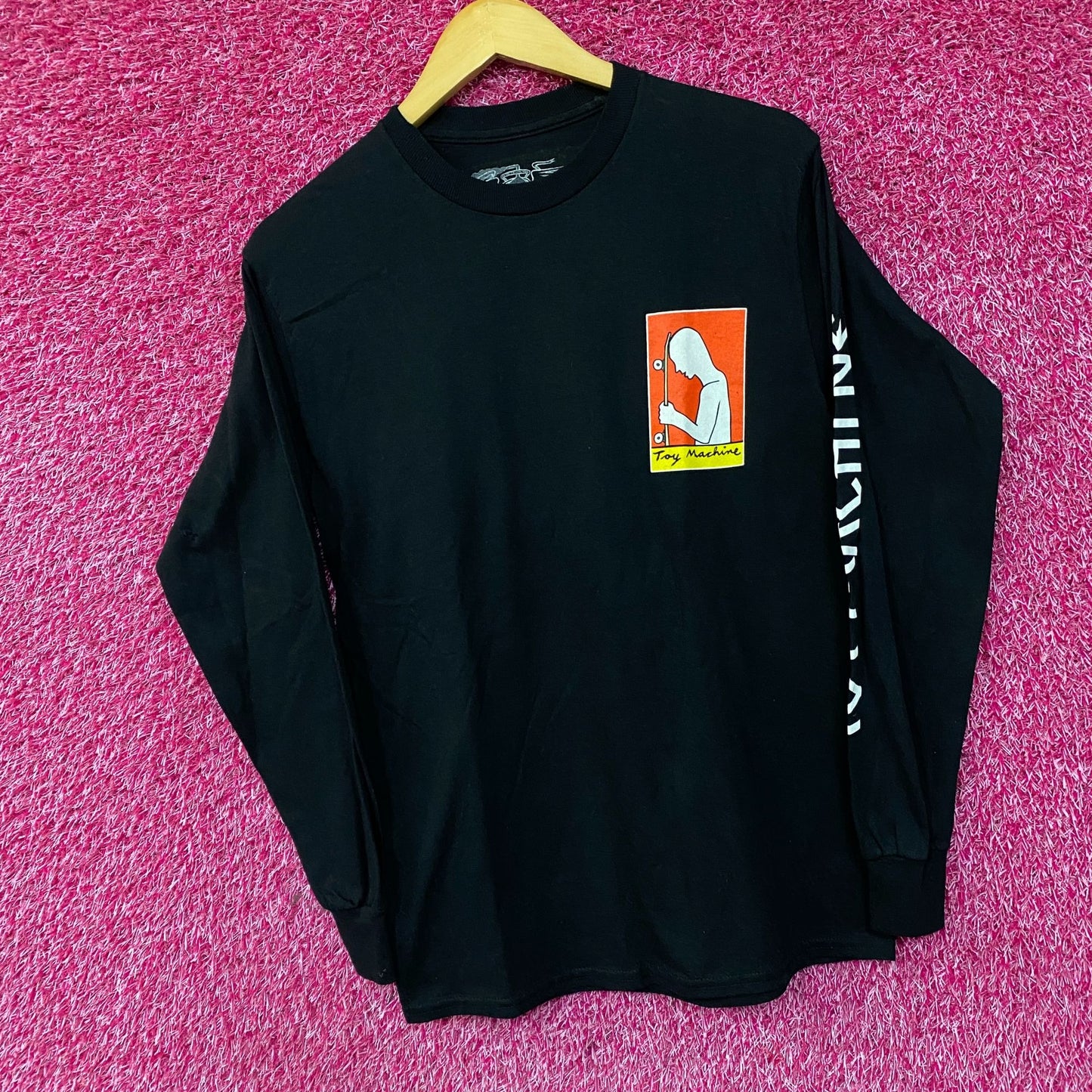 Toy Machine Skateboard Tri-Monster Long Sleeve T-Shirt Medium