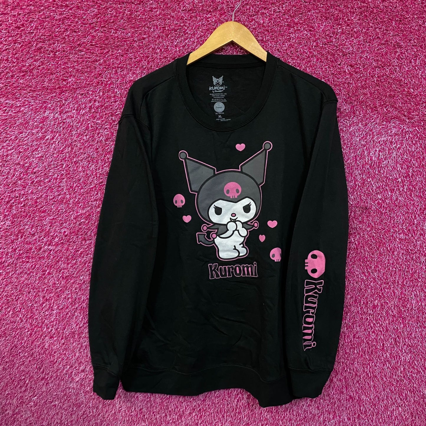 Kuromi I <3 Mischief Crewneck sweater size extra large