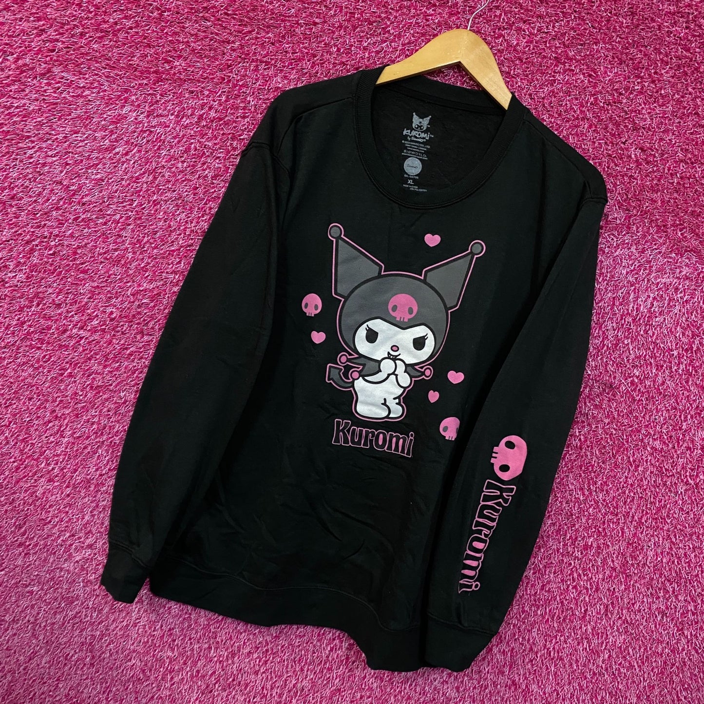 Kuromi I <3 Mischief Crewneck sweater size extra large