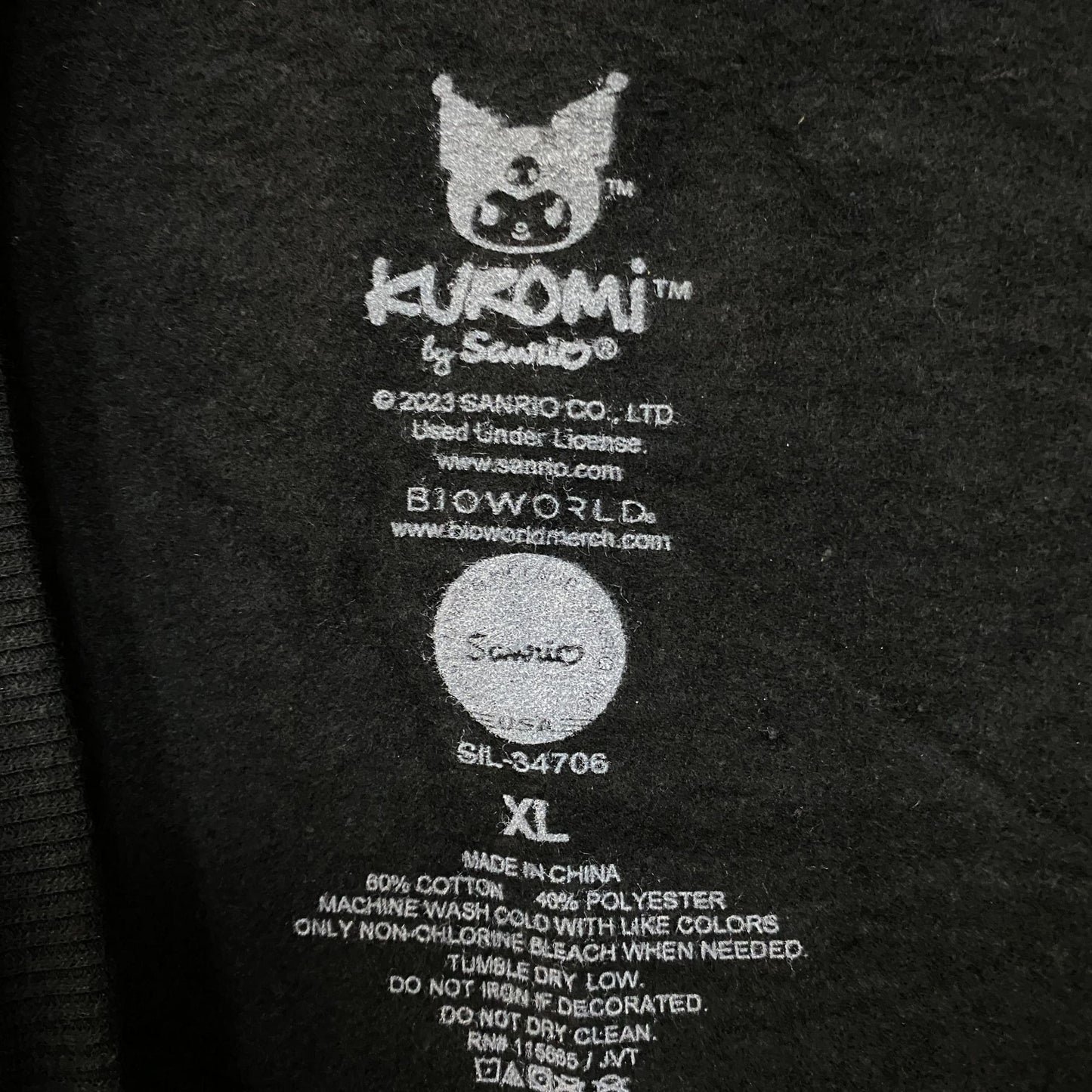 Kuromi I <3 Mischief Crewneck sweater size extra large