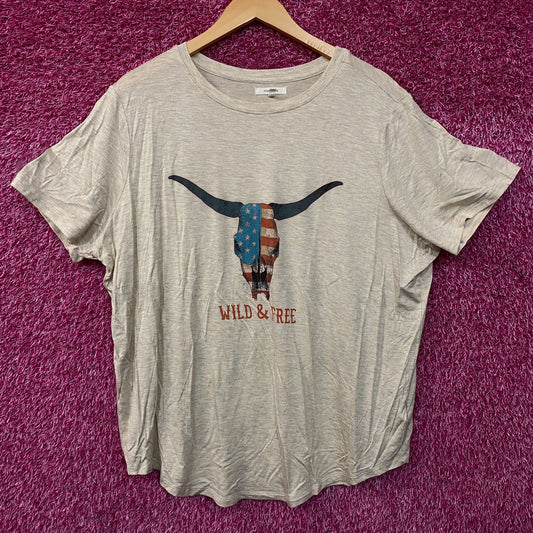 Maurices Americana Wild & Free Graphic T-Shirt 1X