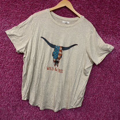 Maurices Americana Wild & Free Graphic T-Shirt 1X