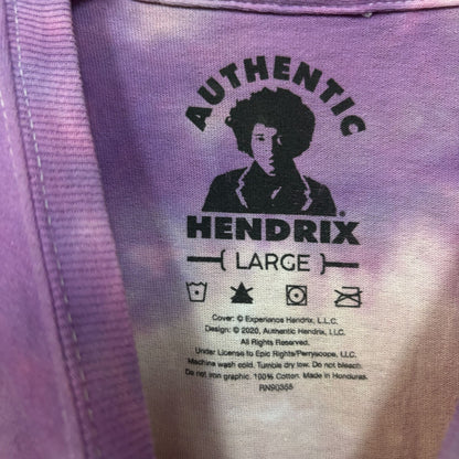 Jimi Hendrix Experience Women’s Tie-Dye Rock T-shirt size Large