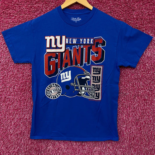 New York Giants Collage Helmet Tshirt size Small