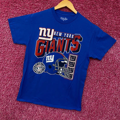 New York Giants Collage Helmet Tshirt size Small