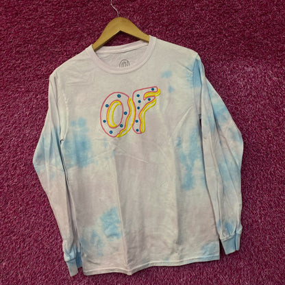 Odd Future Puffy Print OF Logo Sleeve Tshirt size Small