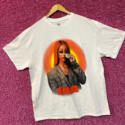 Bia Money Tears Graphic Design Hip-Hop T-Shirt Large