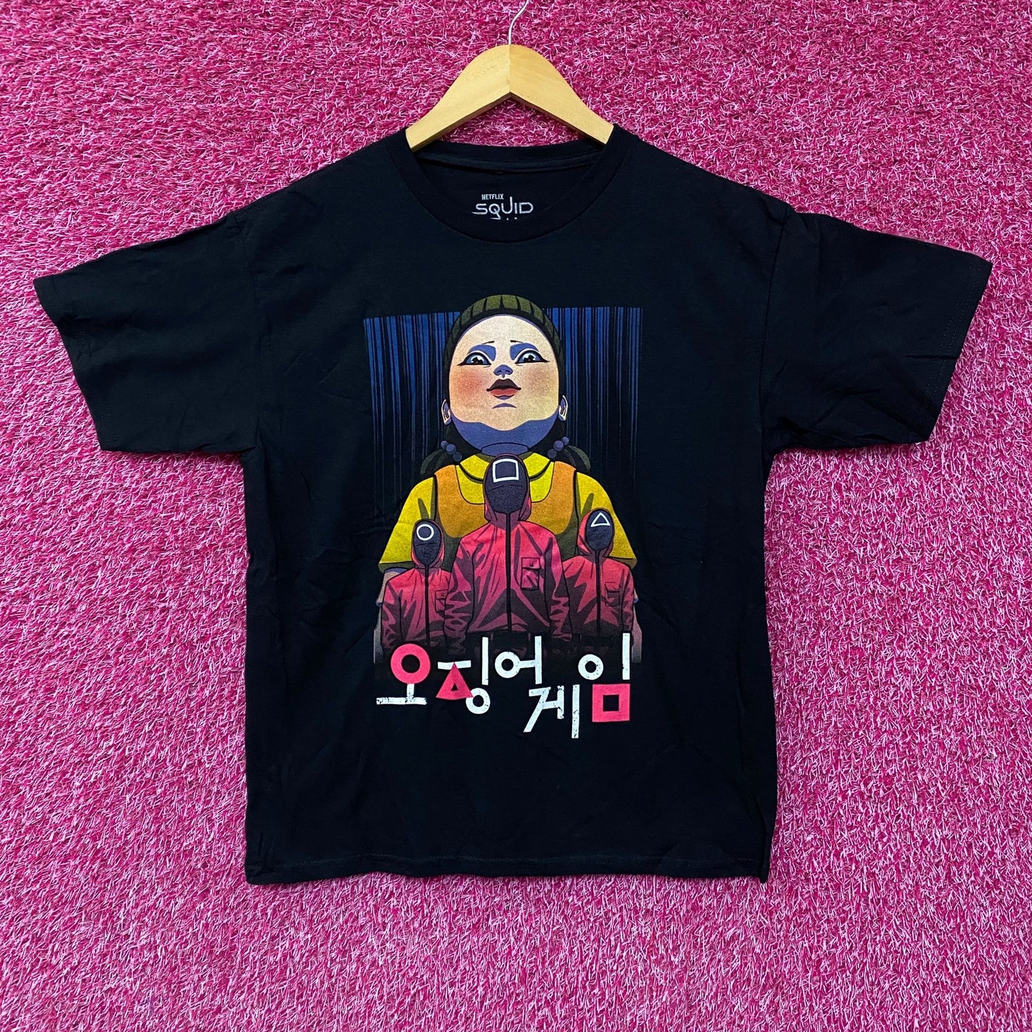 Squid Game Red Light Green Light Game Doll Netflix Series Tee Extra Small