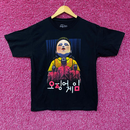 Squid Game Red Light Green Light Game Doll Netflix Series Tee Extra Small