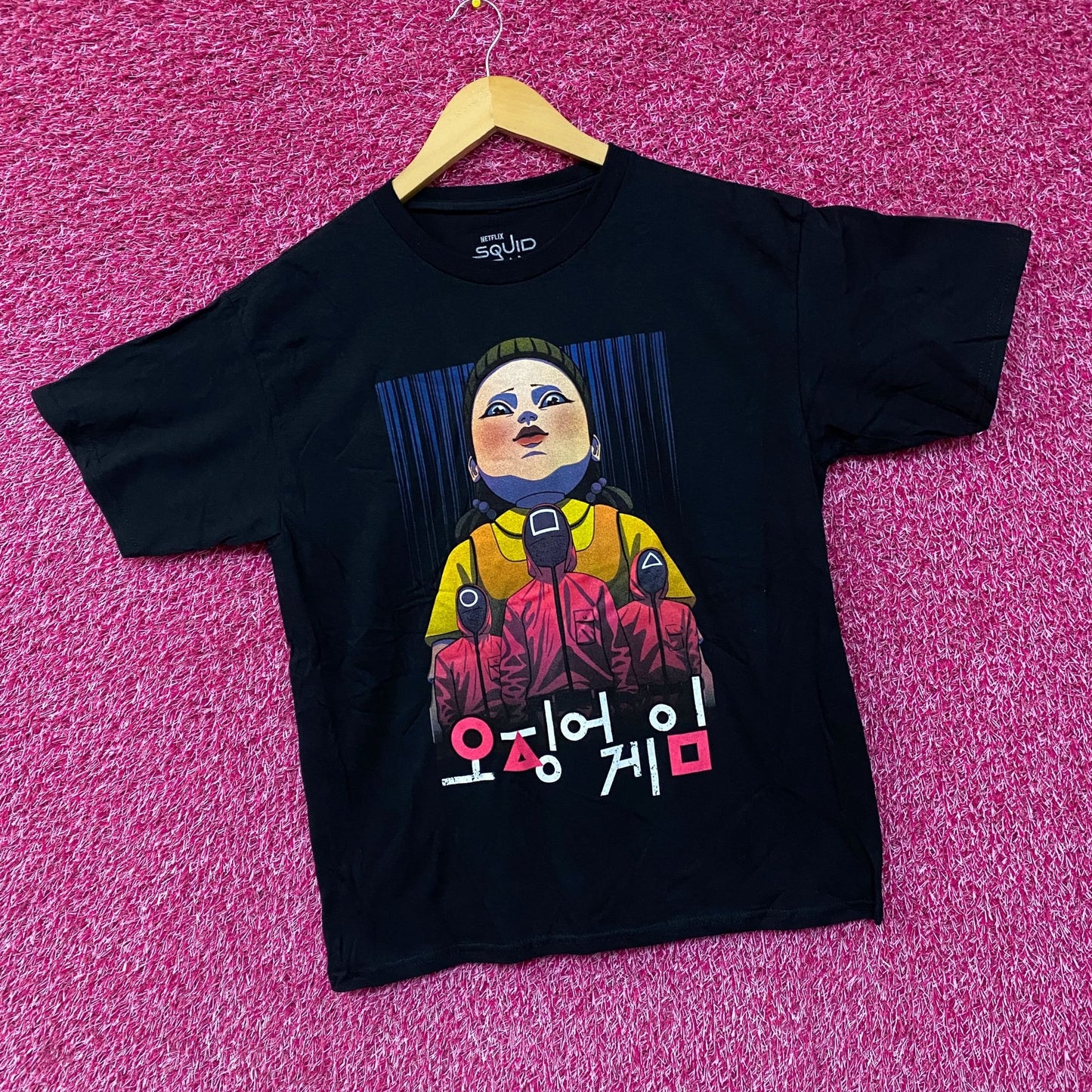 Squid Game Red Light Green Light Game Doll Netflix Series Tee Extra Small