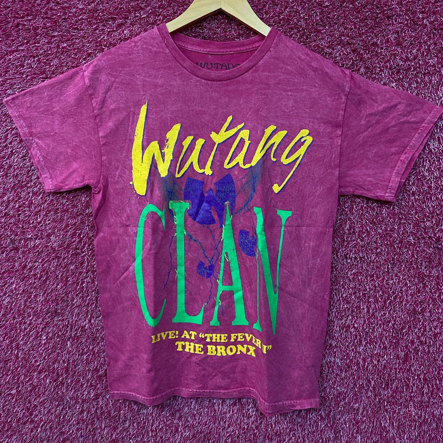 Wu-Tang Clan Live at The Fever II The Bronx Graphic T-Shirt Medium