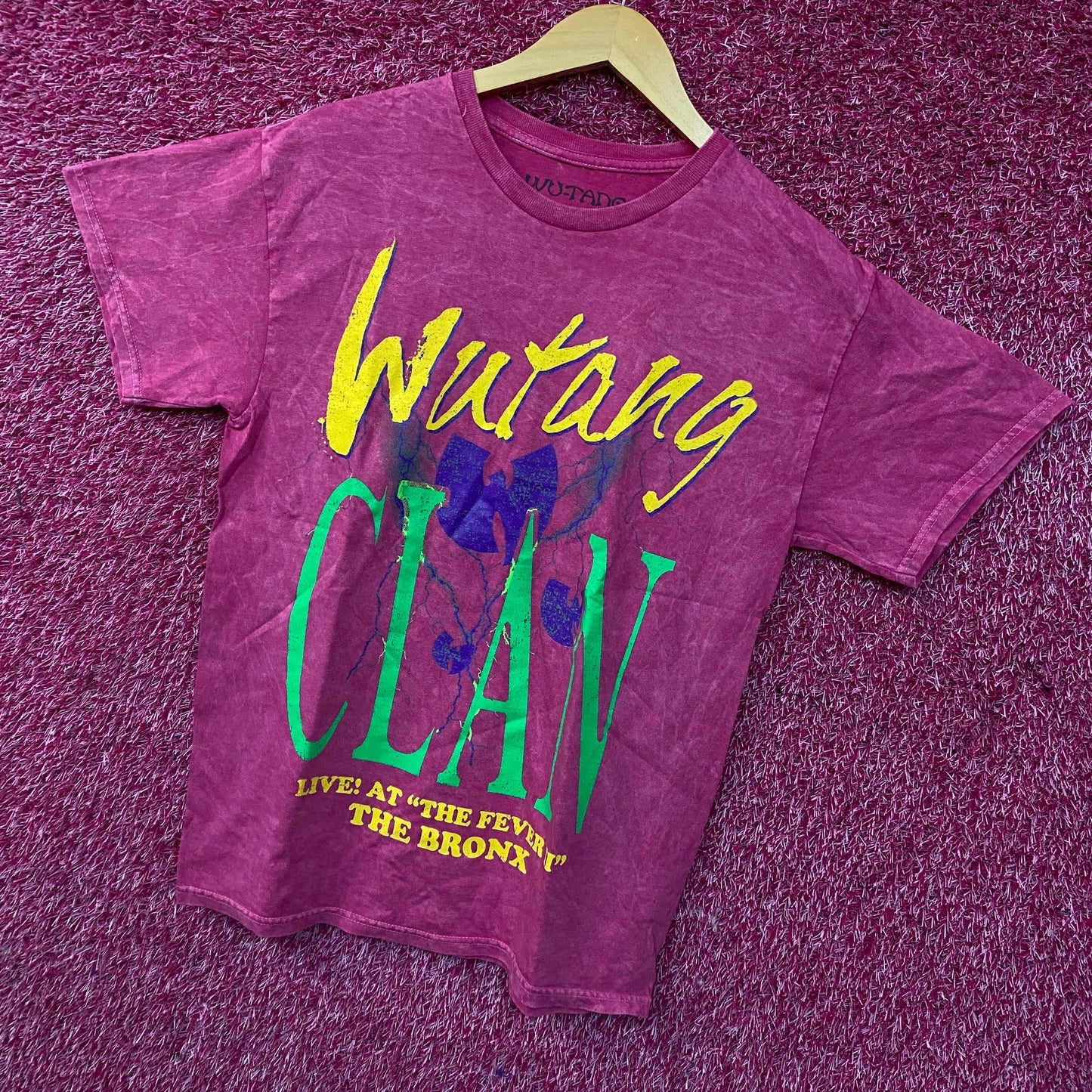 Wu-Tang Clan Live at The Fever II The Bronx Graphic T-Shirt Medium