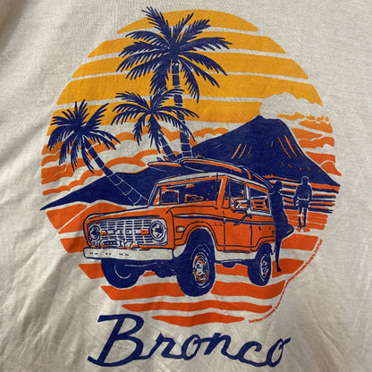 Junk Food Clothing Ford Bronco Sunset Graphic Tissue Crop Tank Small