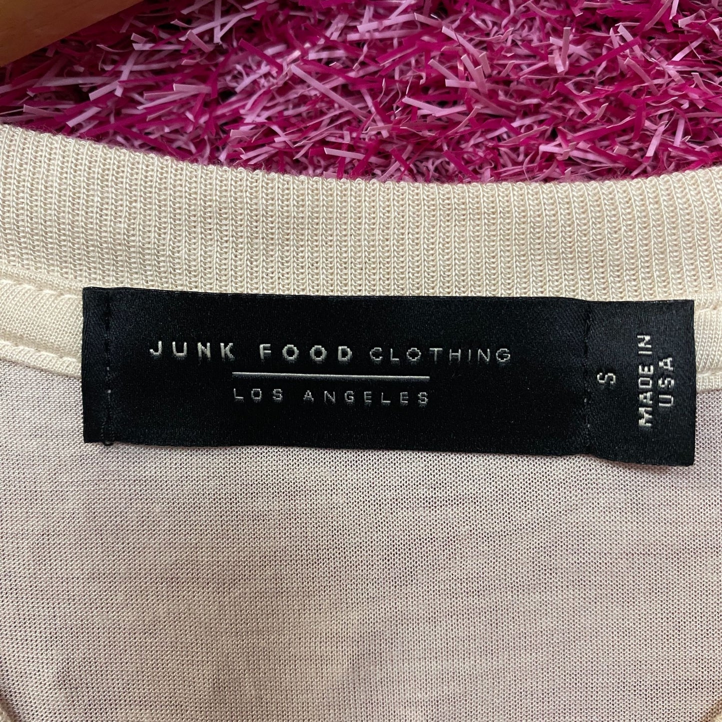 Junk Food Clothing Ford Bronco Sunset Graphic Tissue Crop Tank Small
