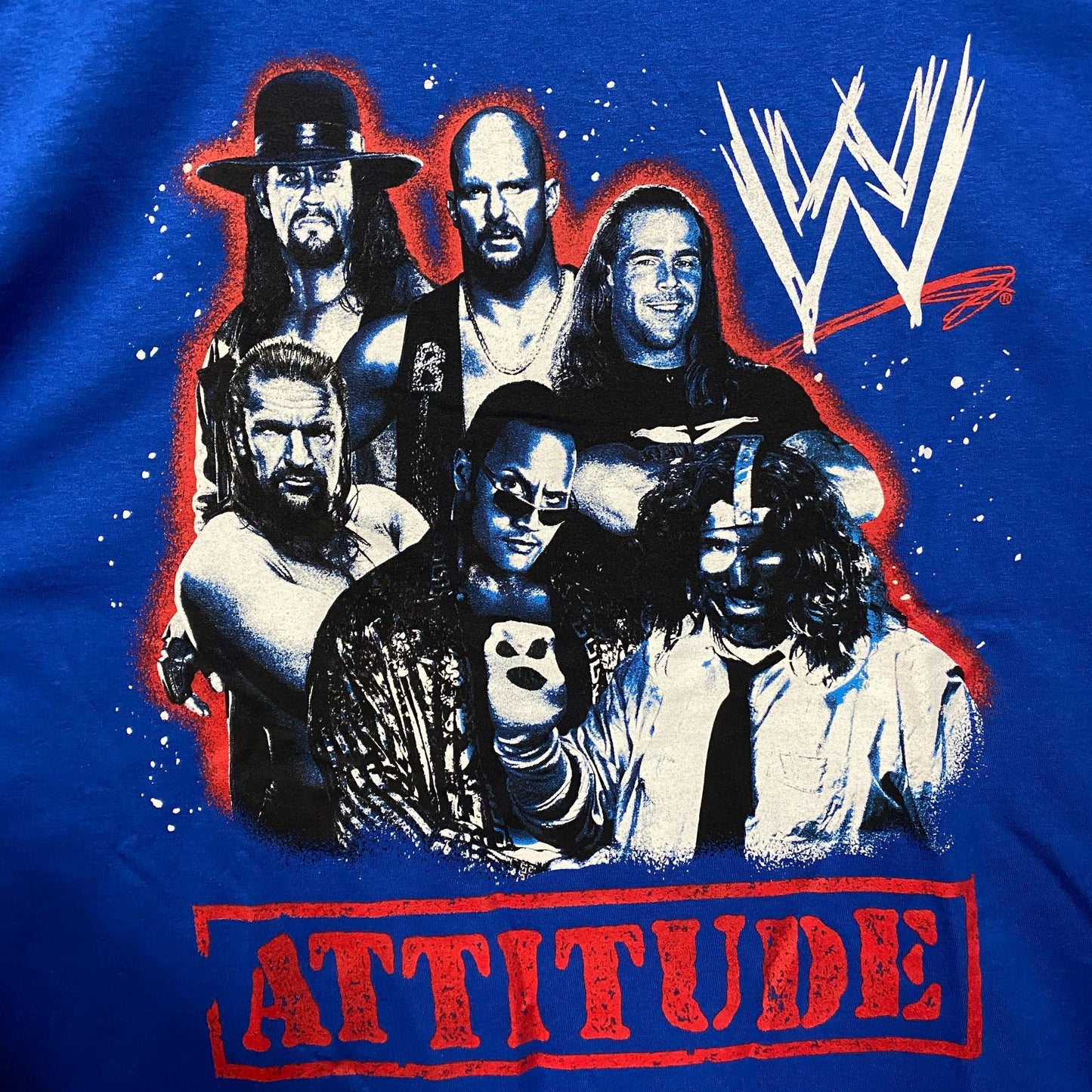 WWE Attitude Era Graphic Design T-shirt XL