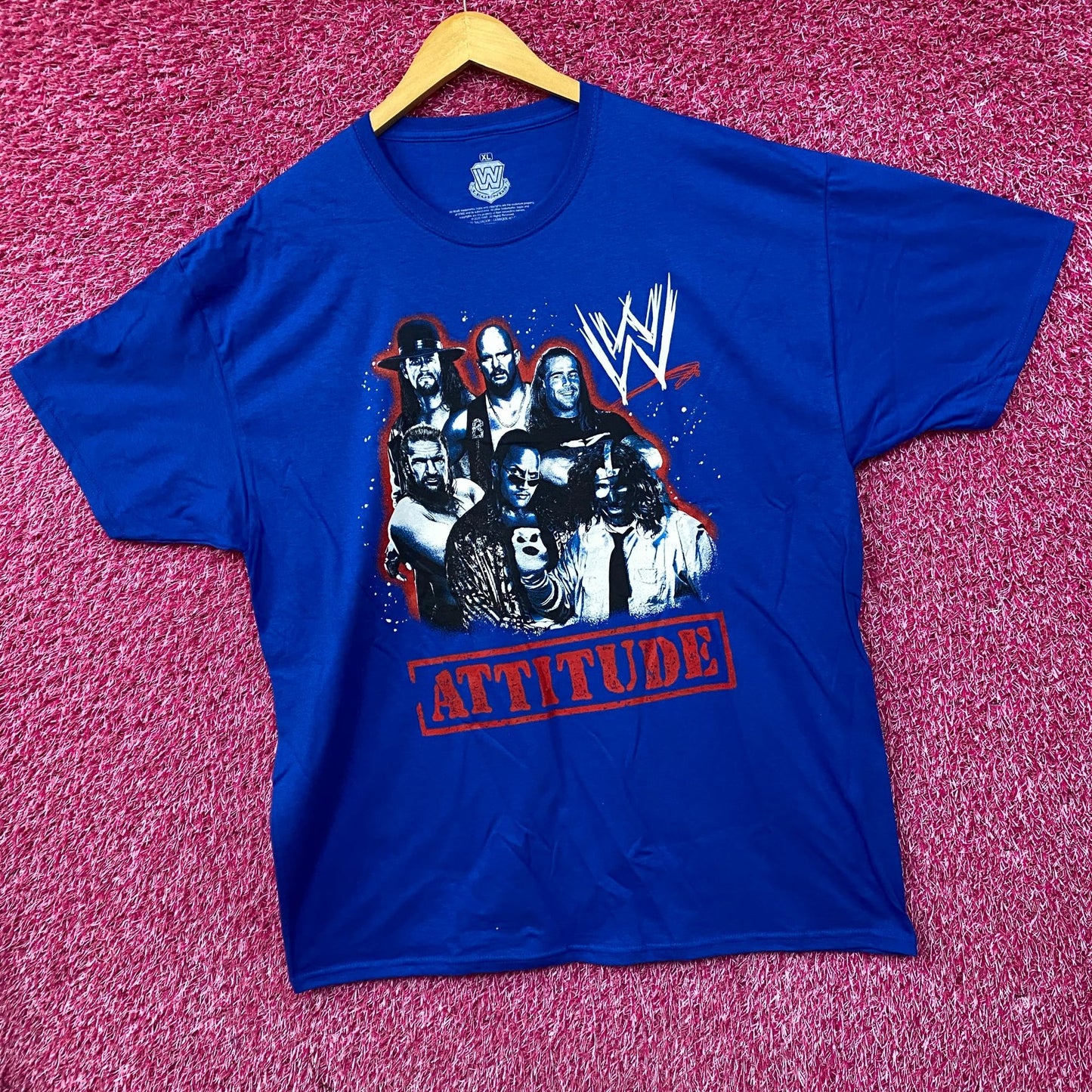WWE Attitude Era Graphic Design T-shirt XL