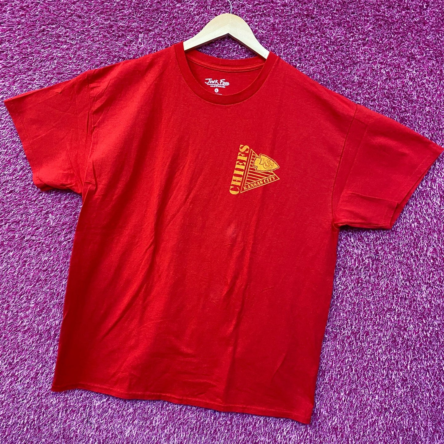 Junk Food Clothing Kansas City Chiefs Graphic T-Shirt Large