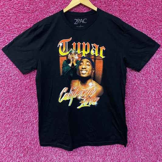 Tupac California Love Graphic Design T-shirt Large