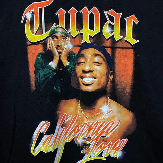 Tupac California Love Graphic Design T-shirt Large