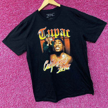 Tupac California Love Graphic Design T-shirt Large