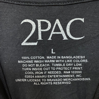 Tupac California Love Graphic Design T-shirt Large