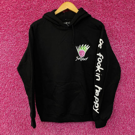 Yungblud Be Fookin Happy Hoodie size Small