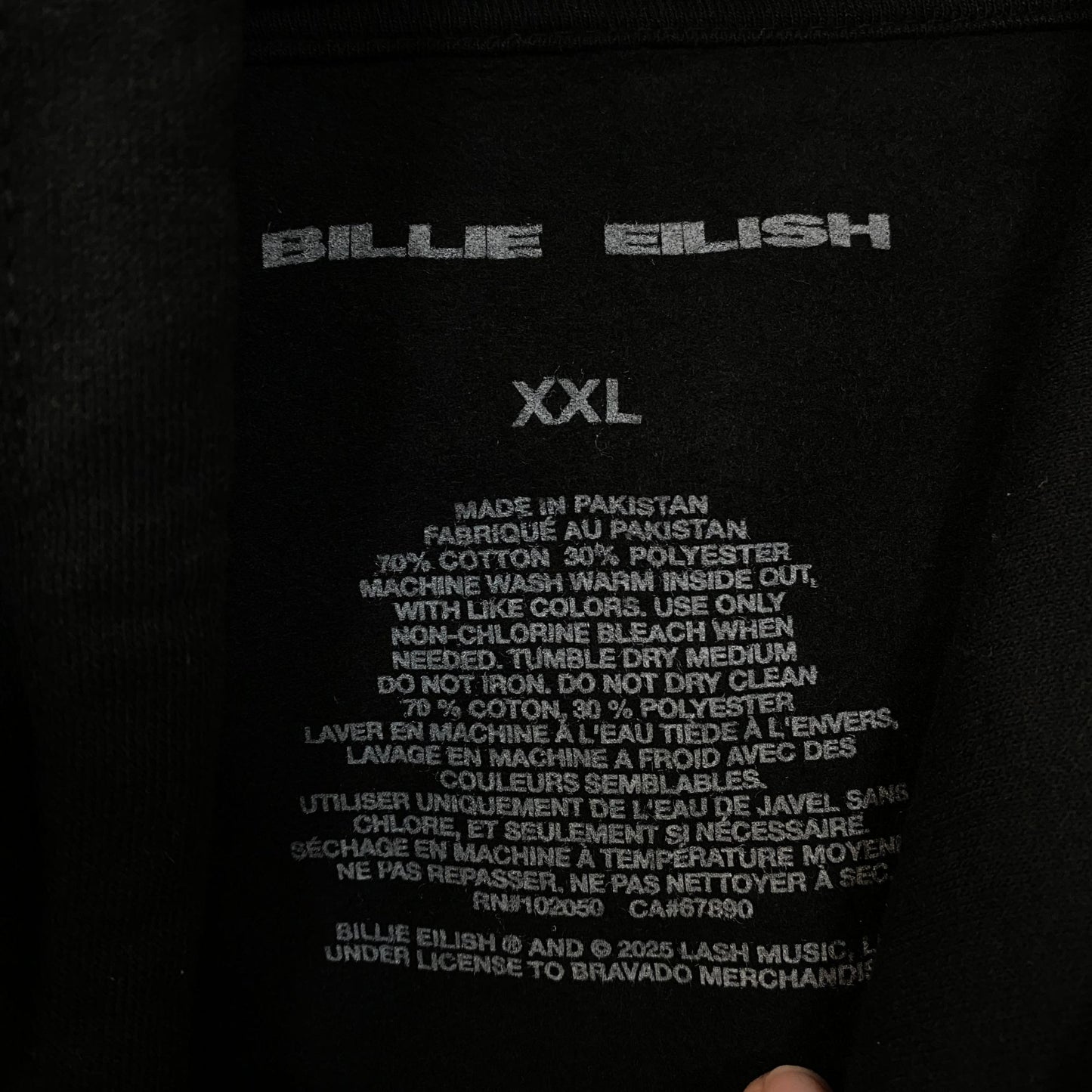 Billie Eilish Hit Me Hard and Soft Hoodie size 2XL